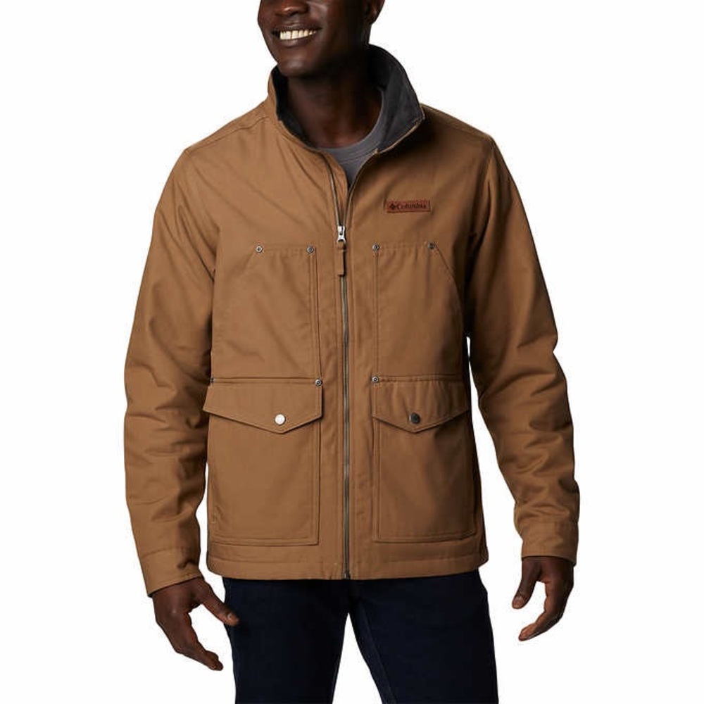 Columbia Men’S Fleece Lined Canvas Jacket